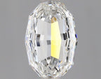 Diamante Naturale Taglio Ovale 0.9ct VG/EX F VS2 - GIA - 7.46x4.96x2.74mm