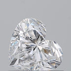 Diamante Naturale Taglio Cuore 0.7ct EX/VG D VS1 - GIA - 5.35x5.94x3.78mm