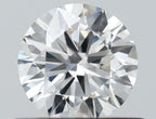 Diamante Naturale Taglio Brillante 0.5ct VG/EX/EX F VS1 - IGI - 5.09x5.12x3.08mm