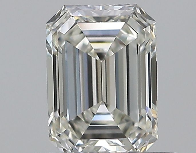Diamante Naturale Taglio Smeraldo 0.59ct VG/VG J VVS2 - GIA - 5.73x4.11x2.68mm
