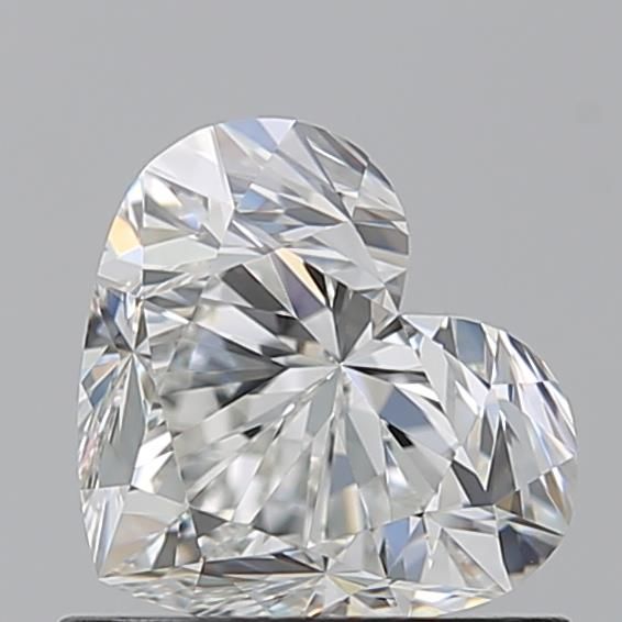 Diamante Naturale Taglio Cuore 0.91ct VG/EX H VVS1 - GIA - 5.62x6.56x4.16mm