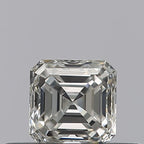 Diamante Taglio Smeraldo Quadrato 0.32ct VG/EX E VVS1 - GIA - 3.8x3.76x2.52mm