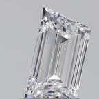 Diamante Naturale Taglio Trapezio 0.9ct EX/EX D VVS1 - GIA - 4.46x8.22x2.75mm