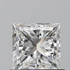 Diamante Naturale Taglio Princess 0.7ct EX/EX F VVS2 - GIA - 4.96x4.92x3.57mm