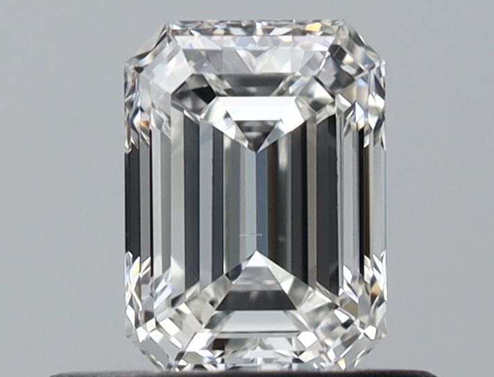 Diamante Naturale Taglio Smeraldo 0.5ct EX/EX F VS2 - IGI - 5.28x3.82x2.61mm