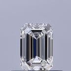 Diamante Naturale Taglio Smeraldo 0.4ct VG/EX E VVS1 - GIA - 5.24x3.49x2.28mm