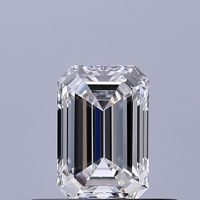Diamante Naturale Taglio Smeraldo 0.4ct VG/EX E VVS1 - GIA - 5.24x3.49x2.28mm
