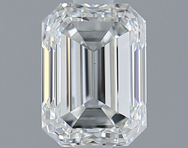 Diamante Naturale Taglio Smeraldo 1ct EX/EX F VS1 - IGI - 6.34x4.6x3.35mm