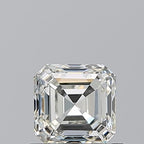 Diamante Naturale Taglio Asscher 0.7ct EX/VG J VVS1 - GIA - 4.8x4.75x3.22mm