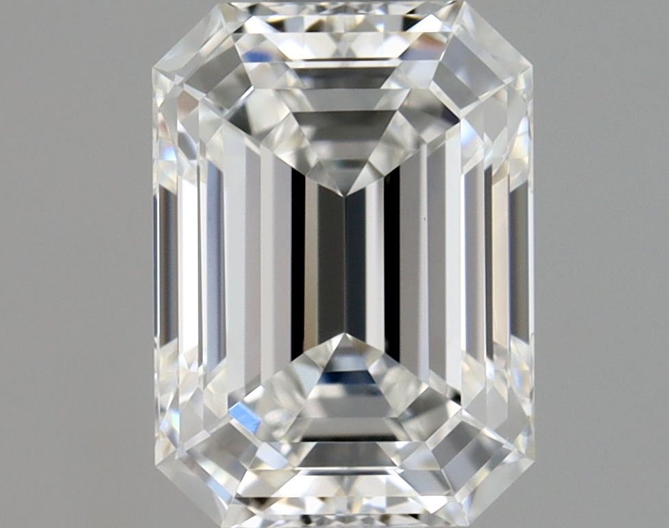 Diamante Naturale Taglio Smeraldo 0.92ct VG/EX F VVS2 - GIA - 6.53x4.72x3.26mm