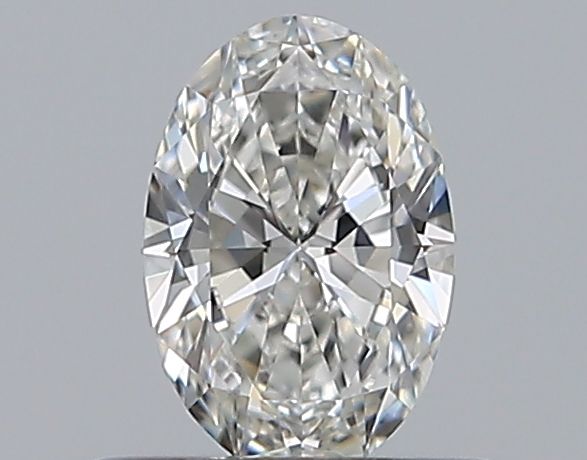 Diamante Naturale Taglio Ovale 0.4ct EX/EX G VVS2 - GIA - 6.11x4.11x2.46mm