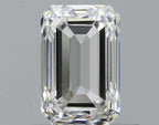 Diamante Naturale Taglio Smeraldo 0.8ct VG/EX E VVS2 - GIA - 6.25x4.14x2.79mm
