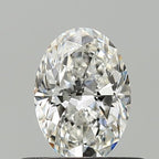 Diamante Naturale Taglio Ovale 0.5ct EX/EX E VVS2 - GIA - 6.21x4.44x2.76mm