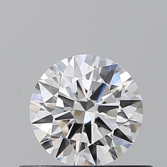 Diamante Naturale Taglio Brillante 0.44ct 3EX F IF - GIA - 4.94x4.93x2.95mm