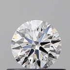 Diamante Taglio Brillante 0.45ct EX/VG/VG D VS1 - GIA - 4.91x4.87x3.03mm