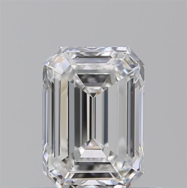 Diamante Naturale Taglio Smeraldo 0.72ct VG/EX F IF - GIA - 5.98x4.26x2.8mm