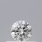 Diamante Naturale Taglio Brillante 0.18ct 3EX G IF - GIA - 3.65x3.67x2.2mm