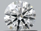 Diamante Naturale Taglio Brillante 0.5ct 3EX F VS1 - IGI - 5.09x5.11x3.1mm