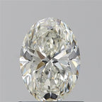 Diamante Naturale Taglio Ovale 0.9ct VG/EX J VVS1 - GIA - 7.55x5.29x3.38mm