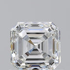 Diamante Naturale Taglio Asscher 0.9ct VG/EX H VVS2 - GIA - 5.27x5.13x3.53mm