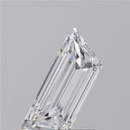 Diamante Naturale Taglio Trapezio 1.09ct EX/EX D IF - GIA - 4.27x11.03x2.7mm