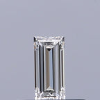 Diamante Naturale Taglio Baguette 0.23ct EX/EX G VVS2 - GIA - 5.23x2.45x1.69mm