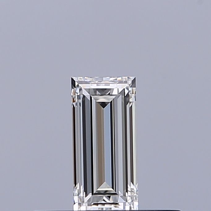 Diamante Naturale Taglio Baguette 0.23ct EX/EX G VVS2 - GIA - 5.23x2.45x1.69mm