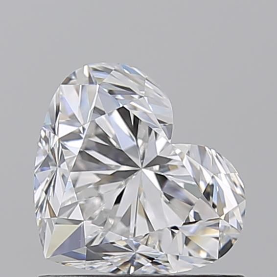 Diamante Naturale Taglio Cuore 1.01ct EX/EX F VVS2 - GIA - 5.77x6.81x4.34mm