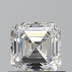 Diamante Naturale Taglio Asscher 0.8ct VG/EX I VS1 - GIA - 5.08x5.06x3.46mm
