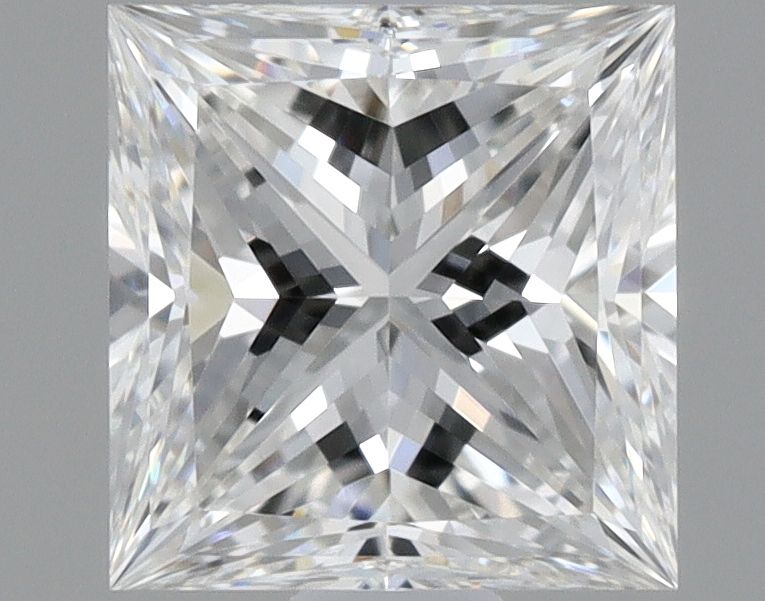 Diamante Naturale Taglio Princess 0.6ct VG/EX F IF - GIA - 4.84x4.69x3.29mm