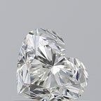 Diamante Naturale Taglio Cuore 0.7ct VG/VG I VVS2 - GIA - 5.09x5.95x3.85mm