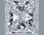 Diamante Naturale Taglio Princess 0.36ct EX/EX D IF - GIA - 3.98x3.89x2.76mm