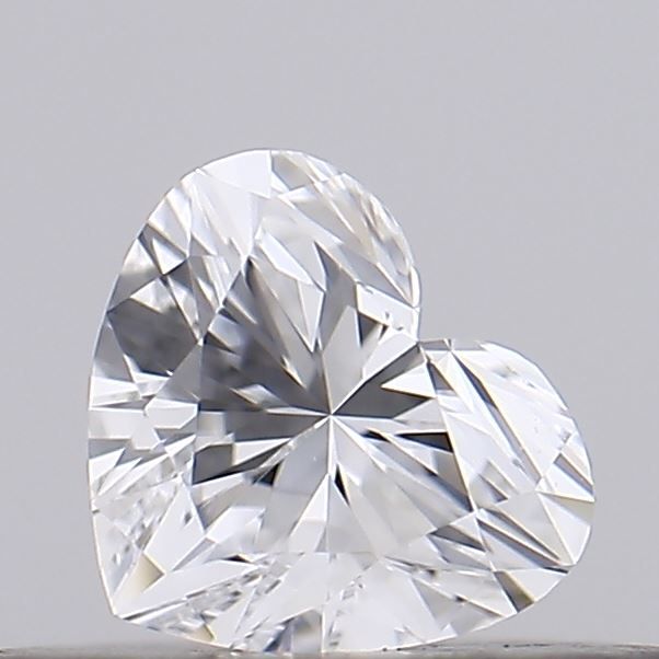 Diamante Naturale Taglio Cuore 0.19ct VG/EX D VVS1 - GIA - 3.48x4.04x2.36mm