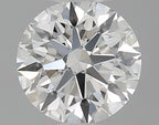 Diamante Naturale Taglio Brillante 0.6ct 3EX G VVS2 - GIA - 5.37x5.39x3.35mm