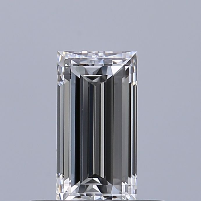 Diamante Naturale Taglio Baguette 0.4ct EX/EX D VS1 - GIA - 6.13x3.14x2.09mm
