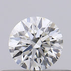 Diamante Naturale Taglio Brillante 0.25ct 3EX J VVS2 - GIA - 4.03x4.05x2.53mm
