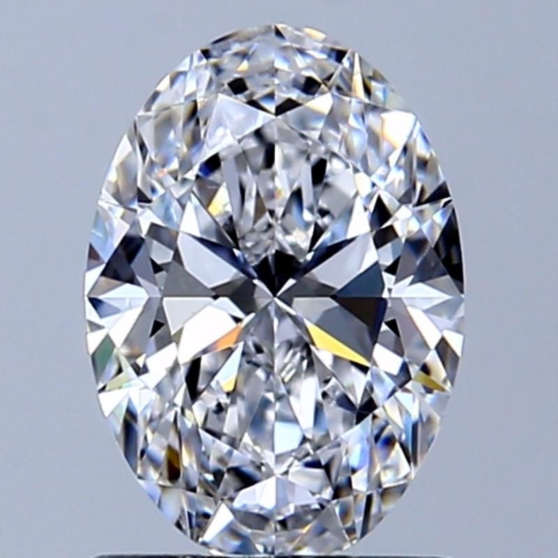 Diamante Naturale Taglio Ovale 1ct EX/EX D VS2 - GIA - 8.13x5.63x3.46mm
