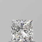 Diamante Naturale Taglio Princess 0.61ct VG/EX F VVS1 - GIA - 4.64x4.56x3.28mm