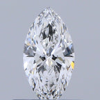 Diamante Naturale Taglio Marquise 0.39ct VG/EX D IF - GIA - 3.8x7.53x2.42mm
