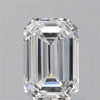 Diamante Naturale Taglio Smeraldo 0.91ct VG/VG F VVS2 - GIA - 6.78x4.51x2.99mm