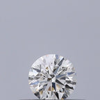 Diamante Naturale Taglio Brillante 0.19ct 3EX F VVS1 - IGI - 3.65x3.68x2.28mm