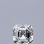 Diamante Naturale Taglio Asscher 0.34ct EX/EX F VVS1 - GIA - 3.96x3.96x2.64mm
