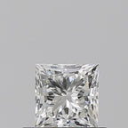 Diamante Naturale Taglio Princess 0.5ct VG/EX H IF - GIA - 4.3x4.24x3.09mm