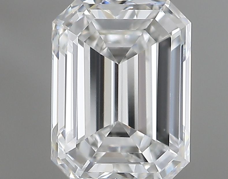 Diamante Naturale Taglio Smeraldo 0.88ct VG/EX F VVS2 - GIA - 6.15x4.57x3.11mm