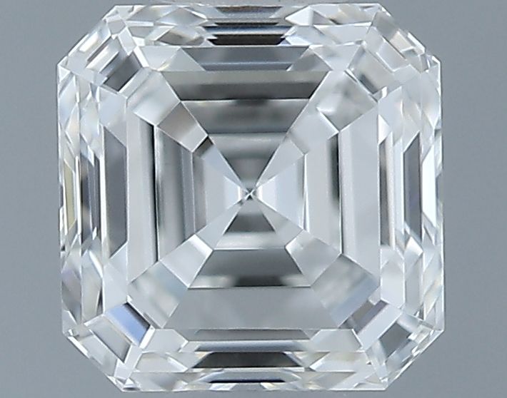 Diamante Naturale Taglio Asscher 0.5ct VG/EX G VVS2 - GIA - 4.33x4.28x2.92mm