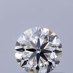 Diamante Naturale Taglio Brillante 0.5ct VG/EX/EX F VS2 - GIA - 4.95x4.98x3.18mm