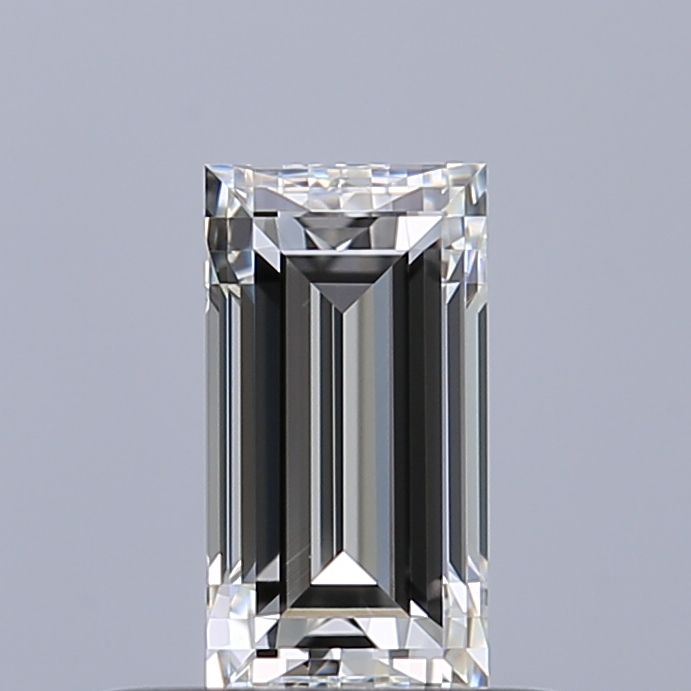 Diamante Naturale Taglio Baguette 0.47ct EX/EX G VVS1 - GIA - 6.12x3.2x2.38mm