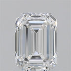 Diamante Naturale Taglio Smeraldo 1.21ct EX/EX F VVS2 - GIA - 7.12x5.08x3.38mm