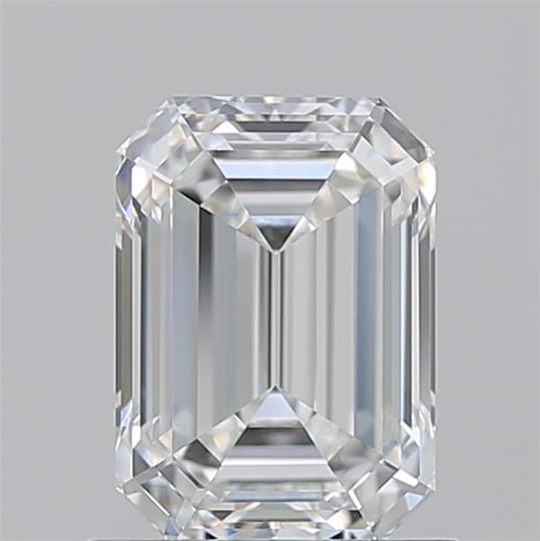 Diamante Naturale Taglio Smeraldo 1.21ct EX/EX F VVS2 - GIA - 7.12x5.08x3.38mm