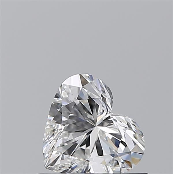 Diamante Naturale Taglio Cuore 0.59ct VG/EX F IF - GIA - 5.34x5.9x3.41mm